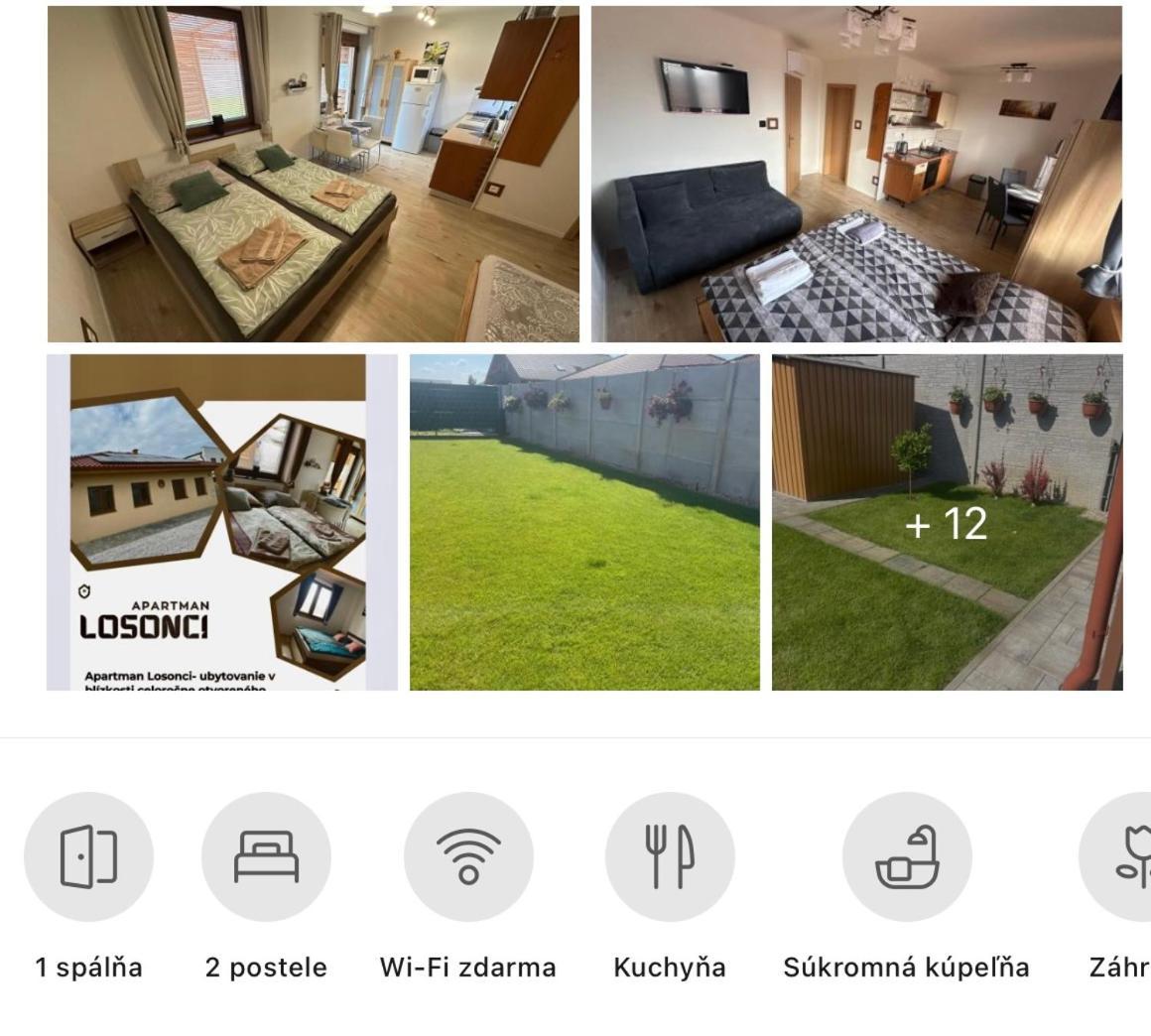 Apartman Losonci Nesvady- Pre 2 Osoby Studio ภายนอก รูปภาพ